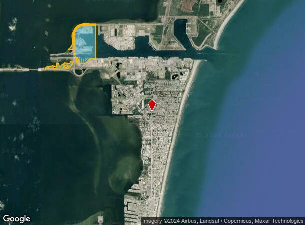  9001 Charles M Rowland Dr, Cape Canaveral, FL Parcel Map