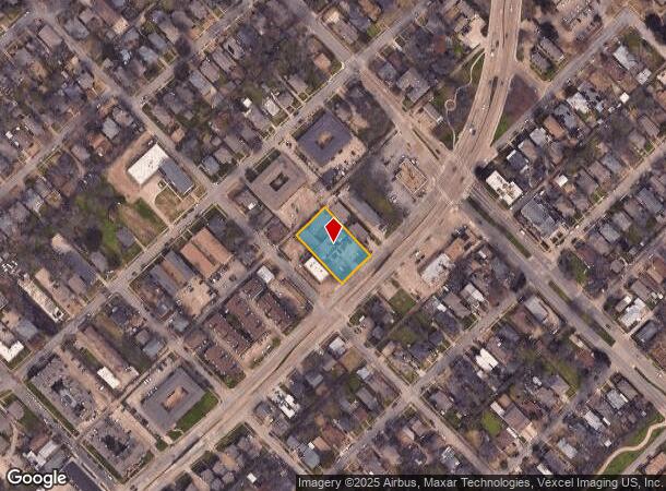  5511 Columbia Ave, Dallas, TX Parcel Map