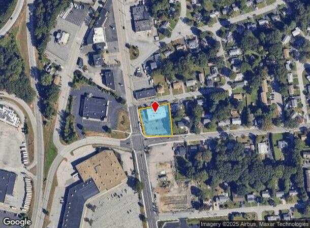  1288 Oaklawn Ave, Cranston, RI Parcel Map