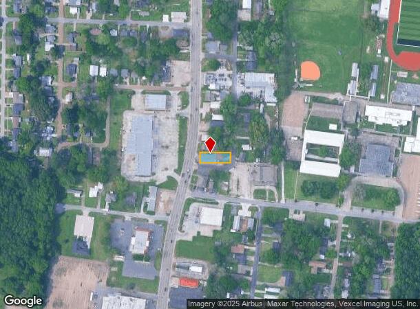 2022 Moss St, Lafayette, LA Parcel Map