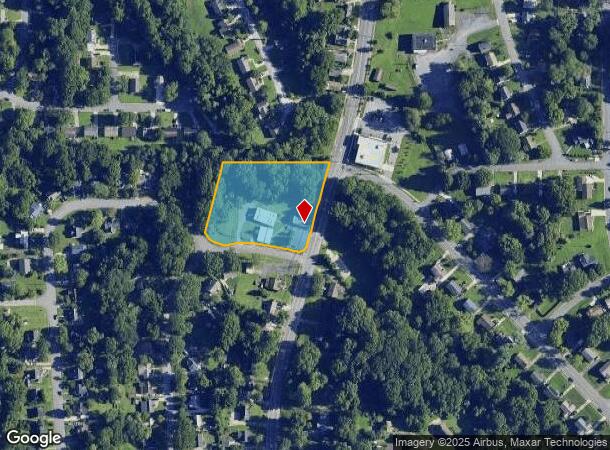  3026 S Main St, Winston Salem, NC Parcel Map