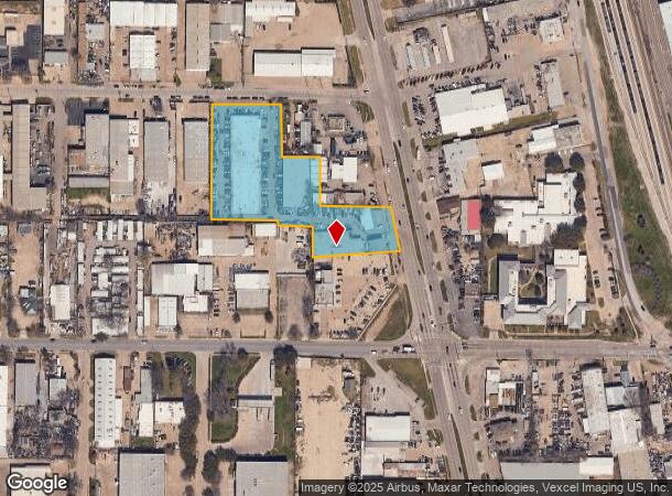  10525 Harry Hines Blvd, Dallas, TX Parcel Map