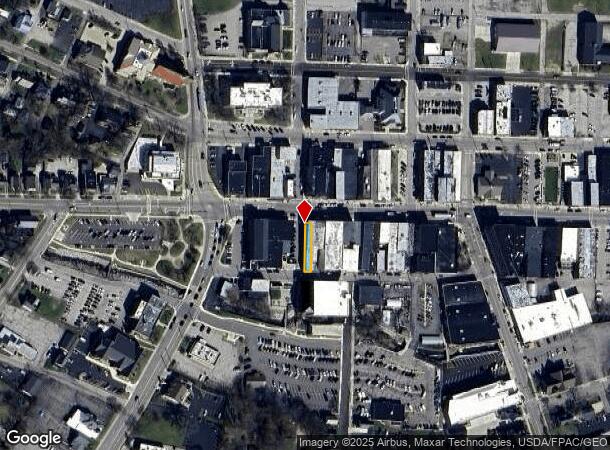  129 W Main St, Ashland, OH Parcel Map