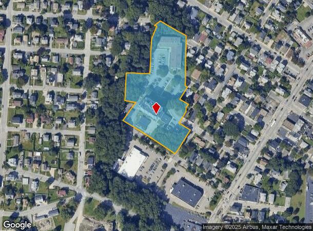  50 Birch St, Cranston, RI Parcel Map