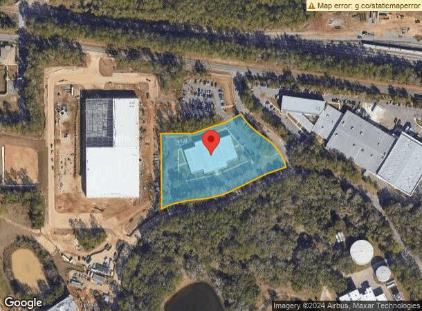  1753 W Paul Dirac Dr, Tallahassee, FL Parcel Map