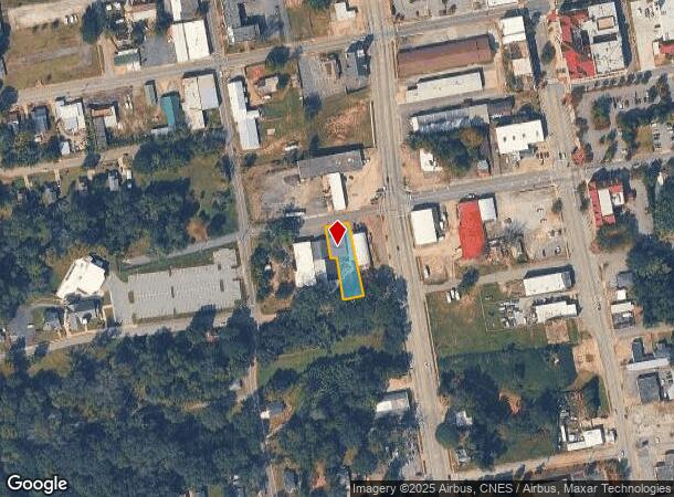  207 W River St, Anderson, SC Parcel Map