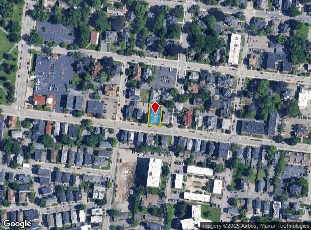 93 Elm St, Worcester, MA Parcel Map