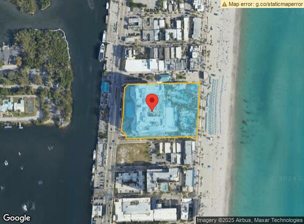  1111 N Ocean Dr, Hollywood, FL Parcel Map