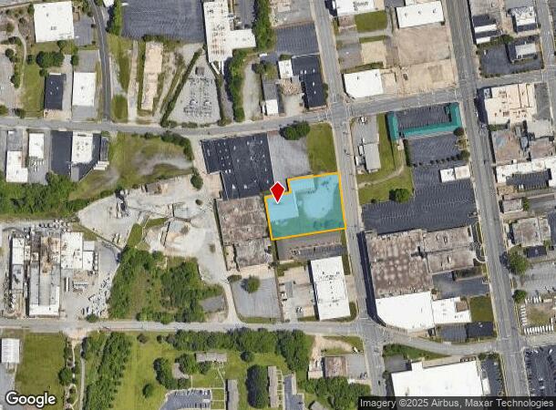  416 S Elm St, High Point, NC Parcel Map
