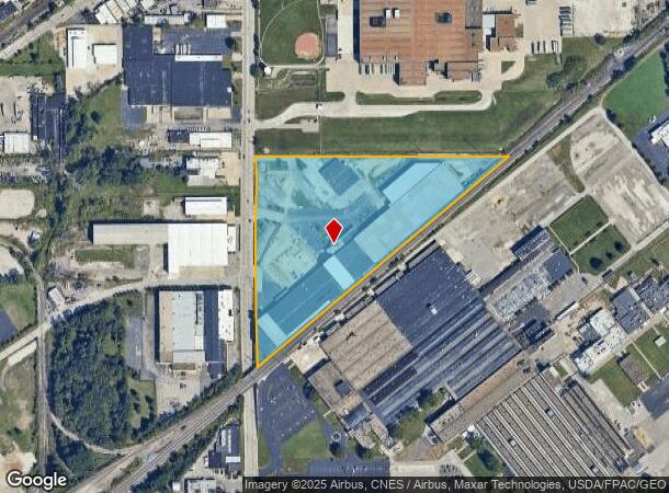  1233 E 222Nd St, Euclid, OH Parcel Map