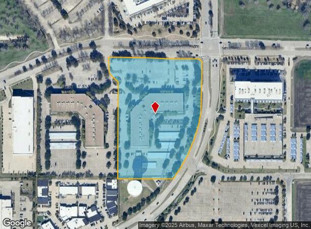 6100 Tennyson Pkwy, Plano, TX Parcel Map