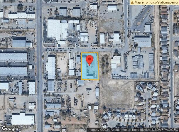  11512 Confederate Rd, El Paso, TX Parcel Map