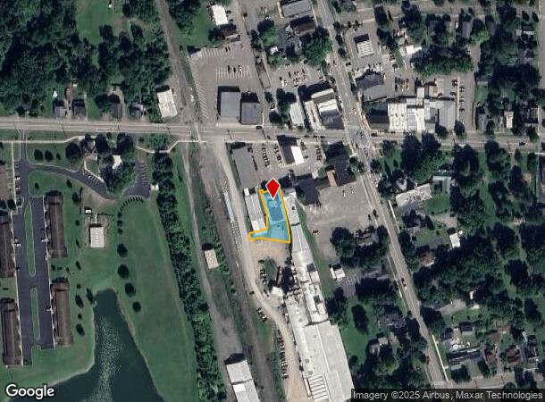  14 W State St, Sherburne, NY Parcel Map