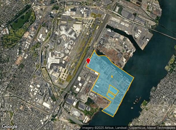 Bounded By Newark Bay, Elizabeth, NJ Parcel Map