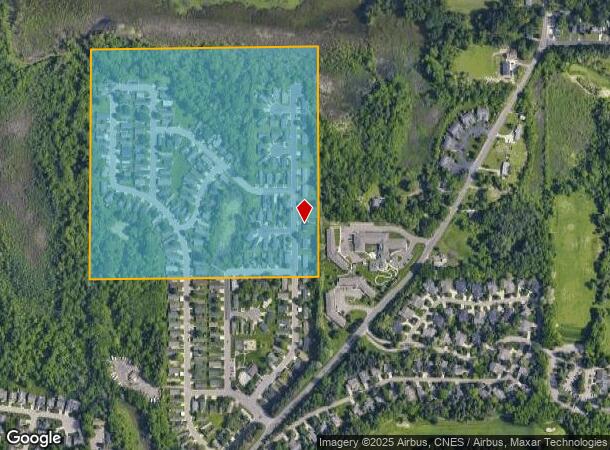  16430 Park Lake Rd, East Lansing, MI Parcel Map