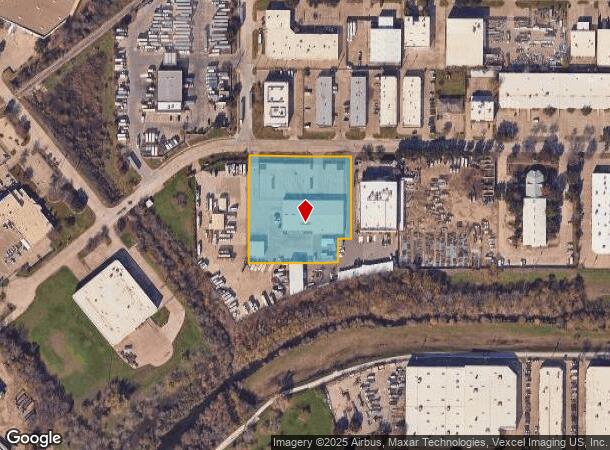 1455 Halsey Way, Carrollton, TX Parcel Map