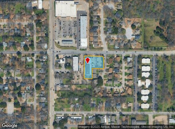  2408 W Abram St, Arlington, TX Parcel Map