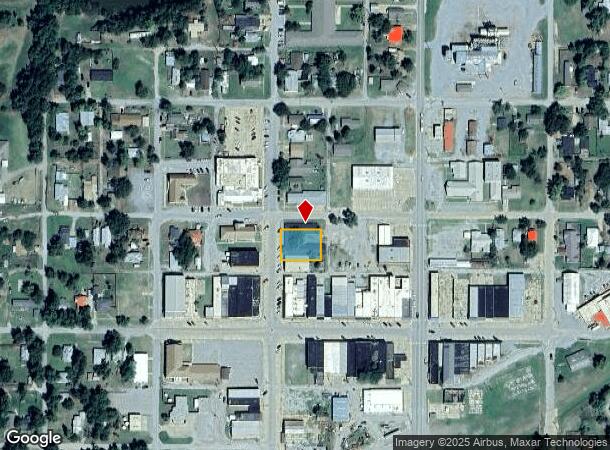 19 S Broadway St, Carnegie, OK Parcel Map
