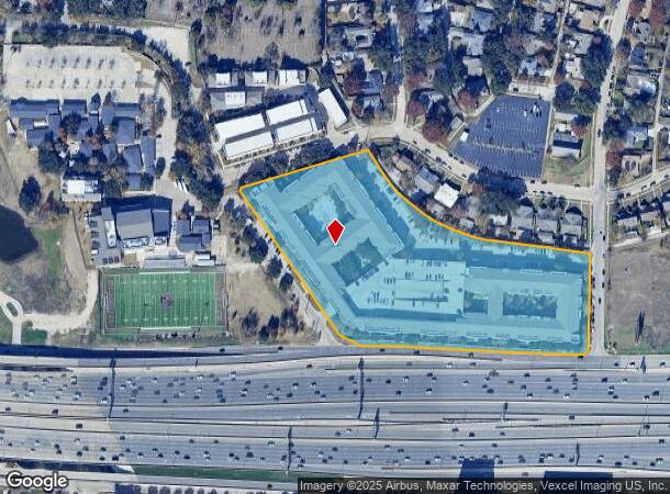 7373 Valley View Ln, Dallas, TX Parcel Map
