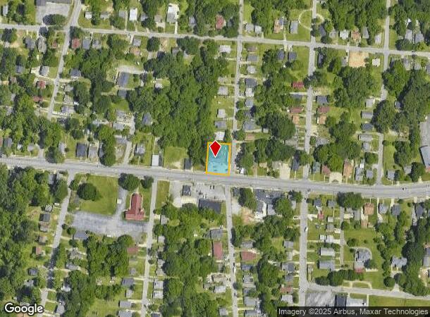  1909 E Green Dr, High Point, NC Parcel Map