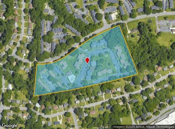  2512 Suffolk Ave, High Point, NC Parcel Map