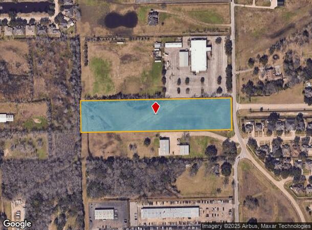  2502 Hatfield Rd, Pearland, TX Parcel Map