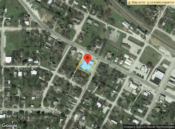  303 W Franklin St, Alvord, TX Parcel Map