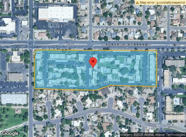  7600 Montgomery Blvd Ne, Albuquerque, NM Parcel Map