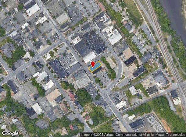 1300 Main St, Lynchburg, VA Parcel Map