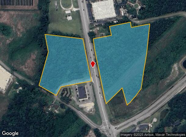  3983 Richlands Hwy, Jacksonville, NC Parcel Map