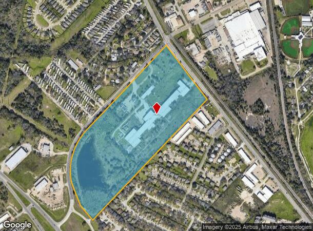  1103 Turkey Creek Rd, Bryan, TX Parcel Map