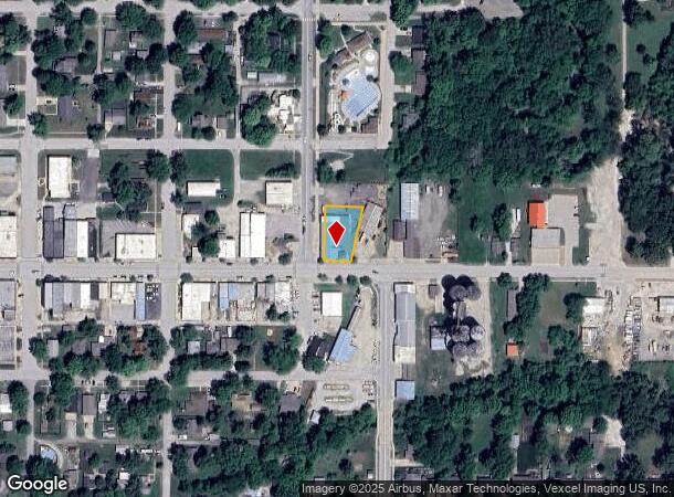  707 E 4Th St, Tonganoxie, KS Parcel Map