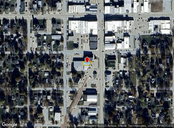  1306 Courthouse Ave, Auburn, NE Parcel Map
