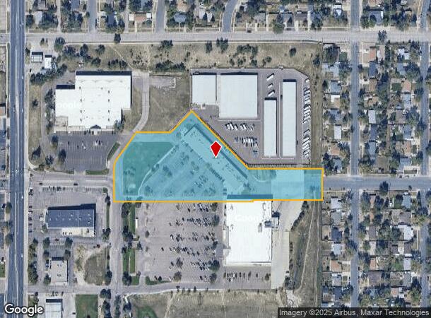  1157 N Circle Dr, Colorado Springs, CO Parcel Map