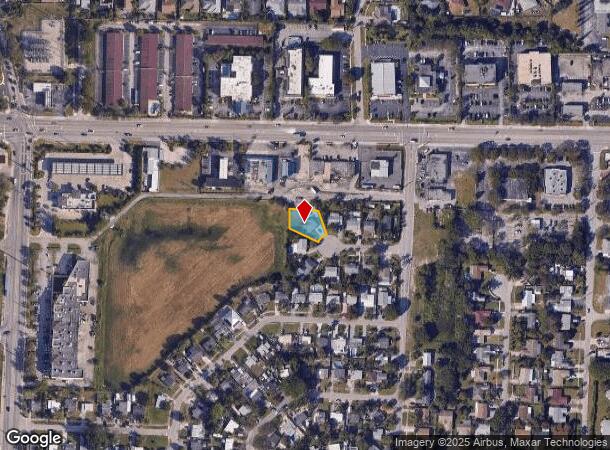 1309 W Frangipani Cir, Lantana, FL Parcel Map