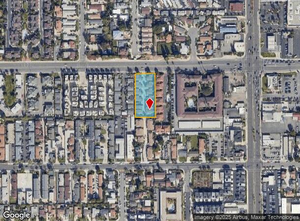  553 Victoria St, Costa Mesa, CA Parcel Map