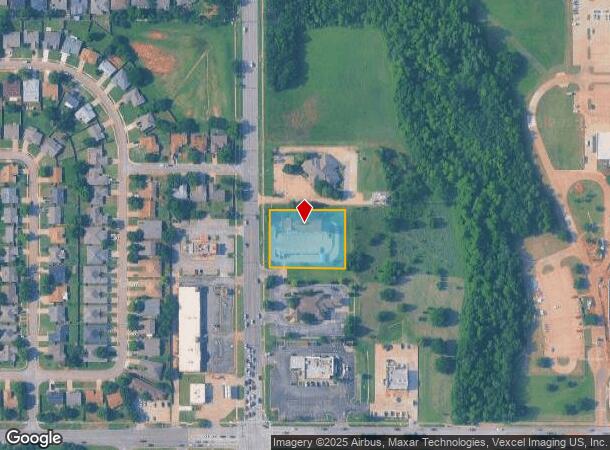 1308 S Santa Fe Ave, Edmond, OK Parcel Map