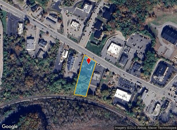 490 W Central St, Franklin, MA Parcel Map