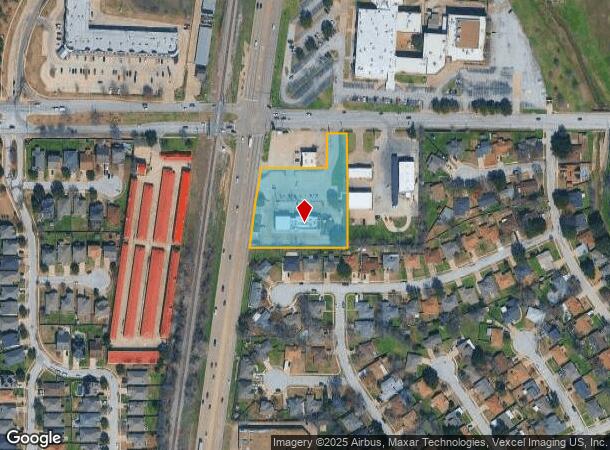 7040 Denton Hwy, Watauga, TX Parcel Map