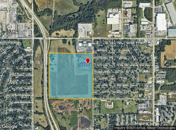 E Pine St N, Tulsa, OK Parcel Map