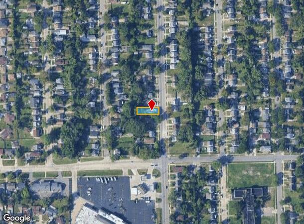  6351 Evergreen Ave, Detroit, MI Parcel Map