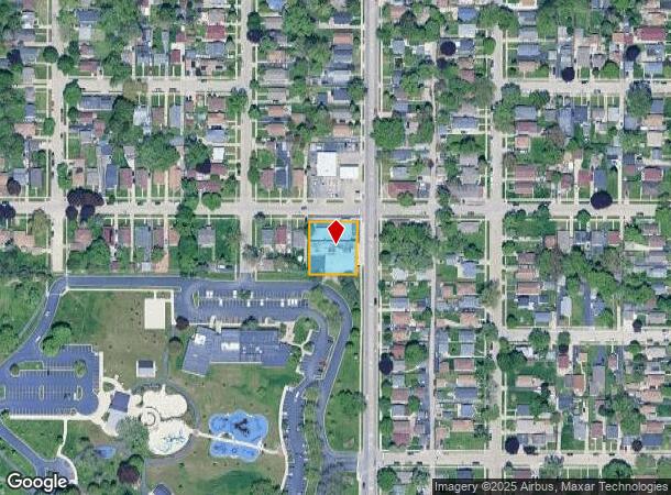  406 S Lewis Ave, Waukegan, IL Parcel Map