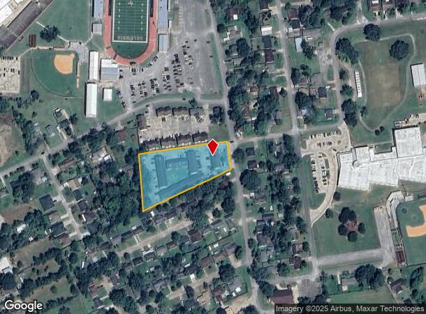 710 Loggins Dr, West Columbia, TX Parcel Map