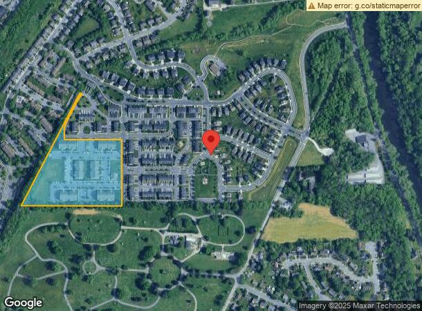  100 Dickens Dr, Lancaster, PA Parcel Map