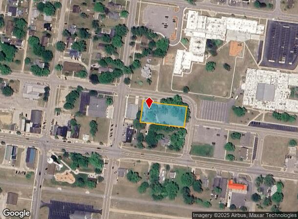 206 E Michigan St, Farwell, MI Parcel Map
