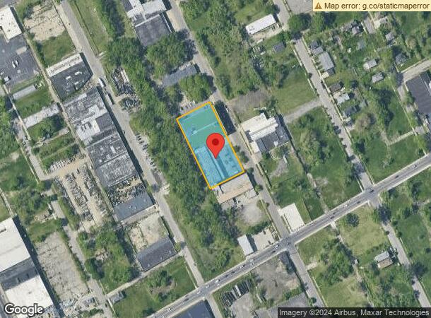  1111 Bellevue St, Detroit, MI Parcel Map