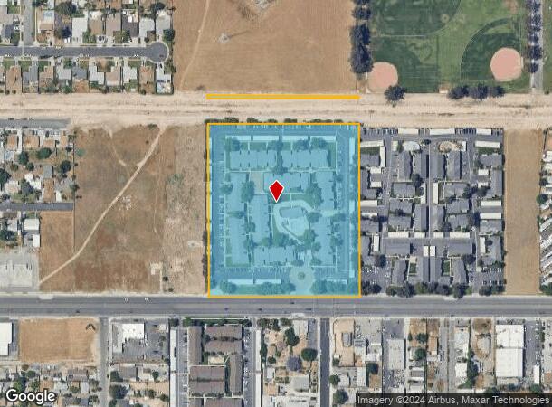  25942 E Baseline St, Highland, CA Parcel Map