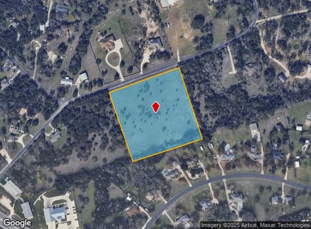 206 Meadow Dr, Georgetown, TX Parcel Map