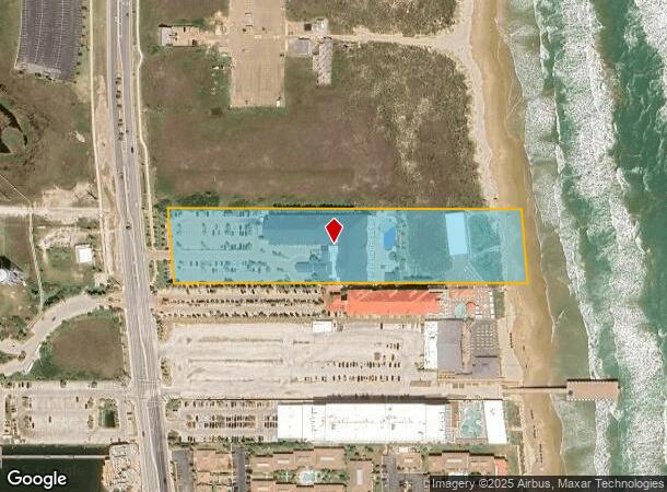  7010 Padre Blvd, South Padre Island, TX Parcel Map