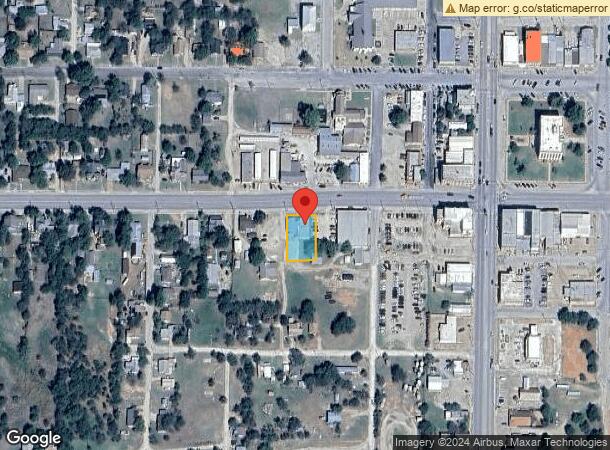  217 W Belknap St, Jacksboro, TX Parcel Map